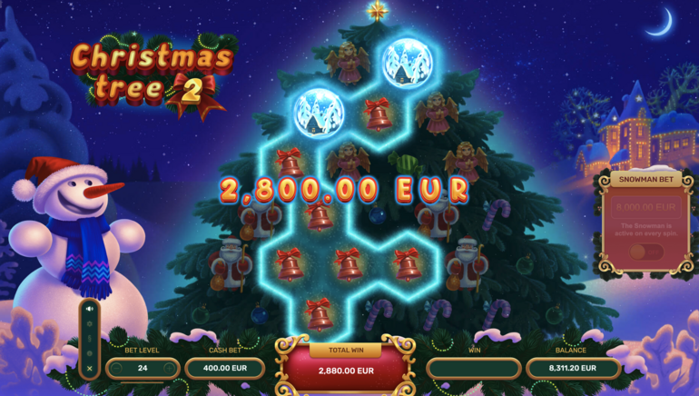 Celebra las festividades de invierno con la tragamonedas Christmas Tree 2 de TrueLab Games