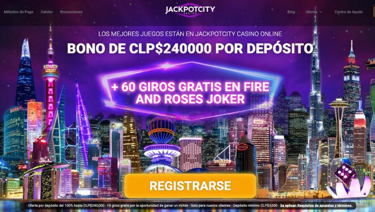 ¡Desbloquea un bono de CLP$240.000 y más en JackpotCity Casino Chile!