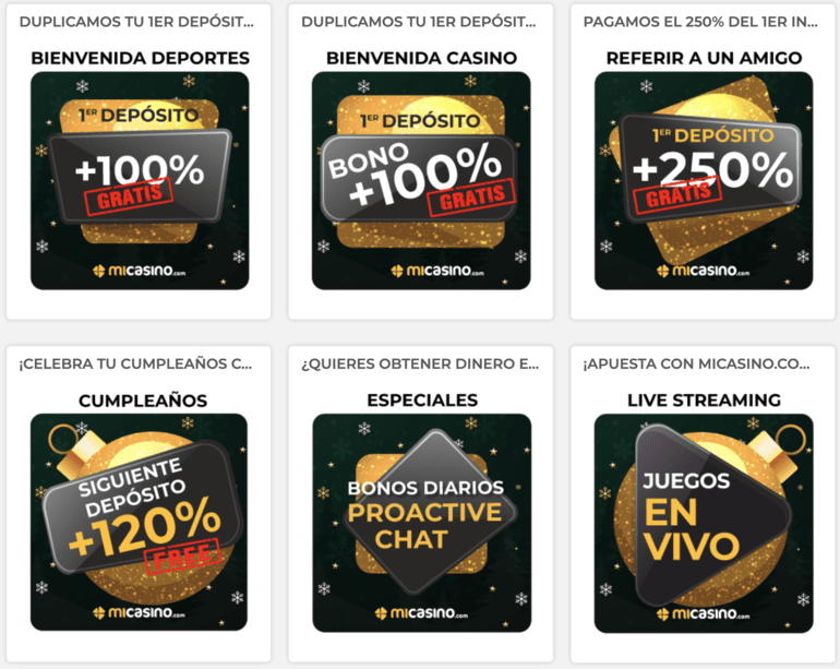 More MiCasino Promotions